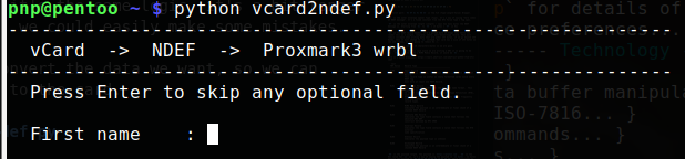 vcard2ndef-demo